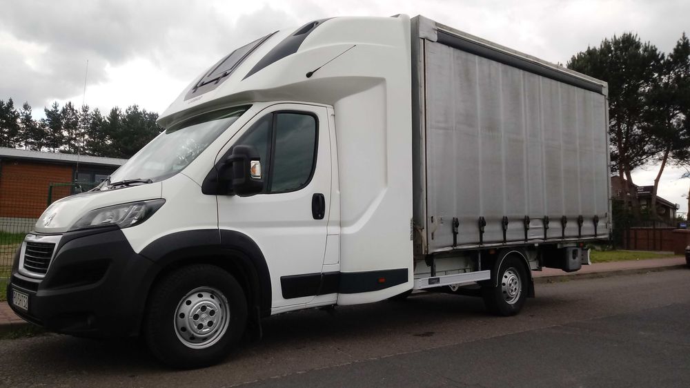 Peugeot Boxer Plandeka 8ep, użytkownik mąż+żona, 2 łóżka, 2 aku+przetw