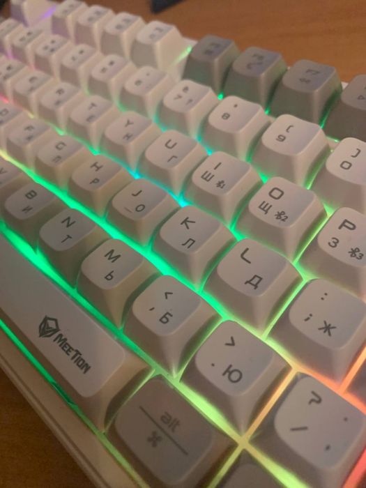 Механічна бездротова клавіатура Meetion MK14 (RGB)