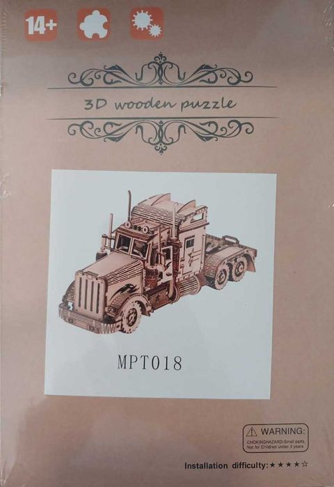 3д пазли конструктор дерев'яний