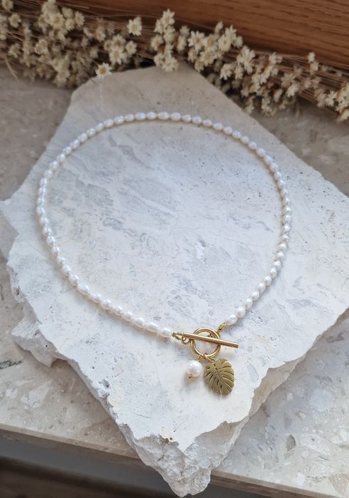 Naszyjnik z pereł słodkowodnych perły słodkowodne