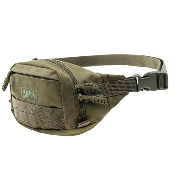 Saszetka, nerka biodrowa Magnum PLOVER Olive Green 2 l MOLLE organizer