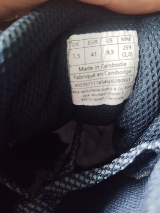 Jack Wolfskin buty trekkingowe rozmiar 41, nowe