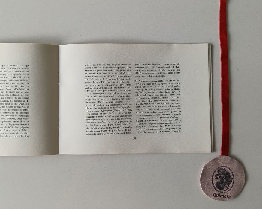 A bibiografia: Noção, história e valor científico