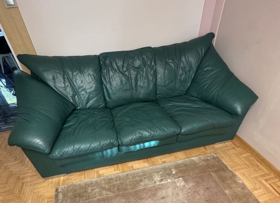 Sofa Kler skórzana z funkcją spania