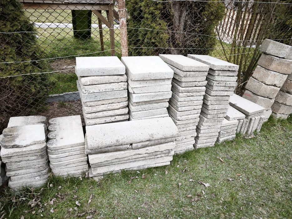 Płyty chodnikowe, trelinka- REZERWACJA do wtorku