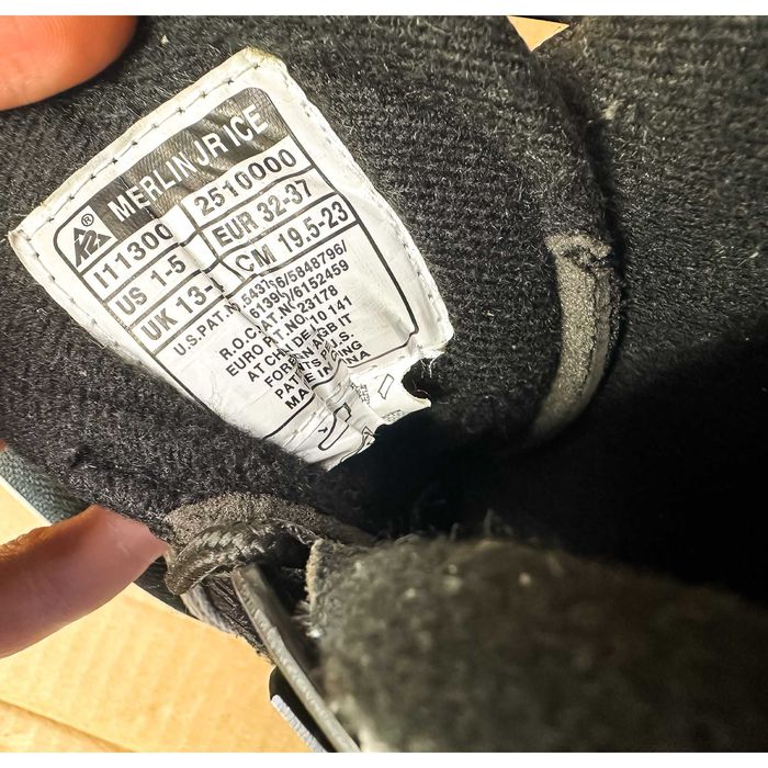 OKAZJA Łyżwy Dziecięce K2 MERLIN JR ICE 32 - 37 Regulowane Używane