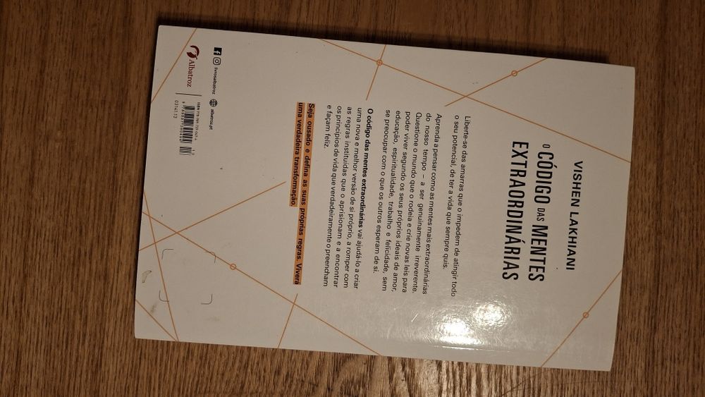 Livro "O código das mentes extraordinárias"
