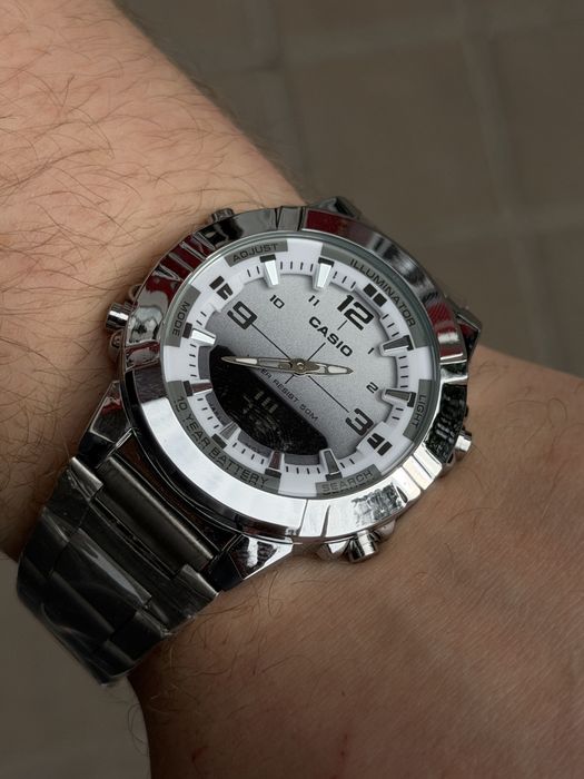 Casio AMW-870 amw 870 касіо касио•масивна модель•годинник наручний чоловічий спорт