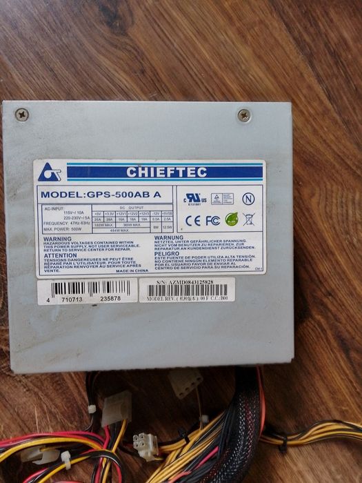 Zasilacz do komputera 500W GPS-500AB chieftec