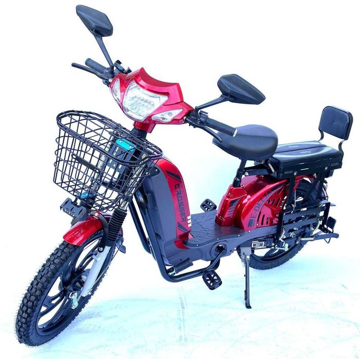 ХІТ! Електровелосипед Crosser E-Delta (800W, 60V, 15Ah,) - Червоний