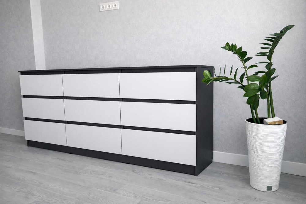 Великий комод на 9 шухляд 190х90х45см  комод большой 9 ящиков