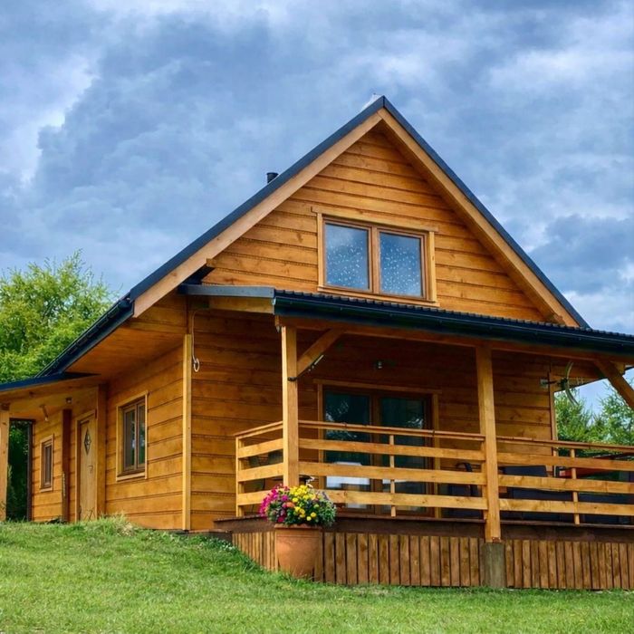 Domek sam na posesji  pod śliwką Baligród Bieszczady