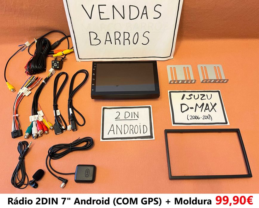 Rádio 2DIN ISUZU • D-Max (2006 até 2018) • Android [4+64GB] DMAX