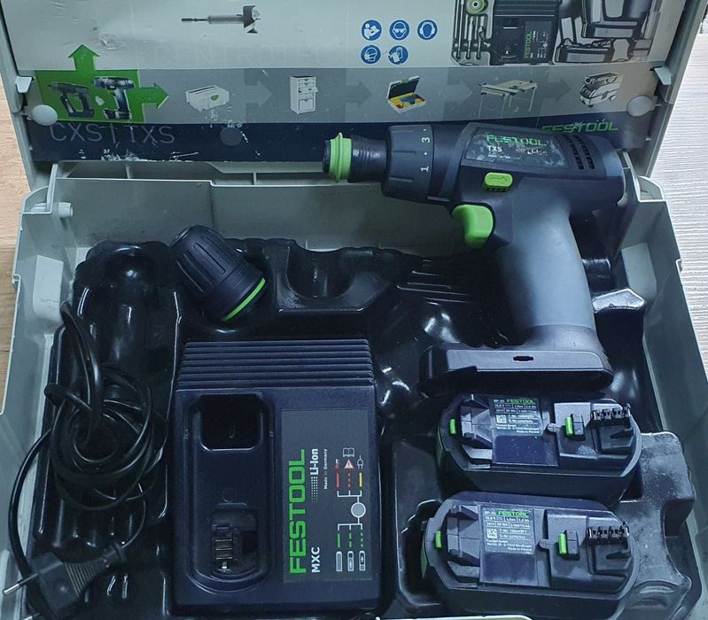 Wkrętarka txs 10.8 v festool systainer centrotec t loc  cxs