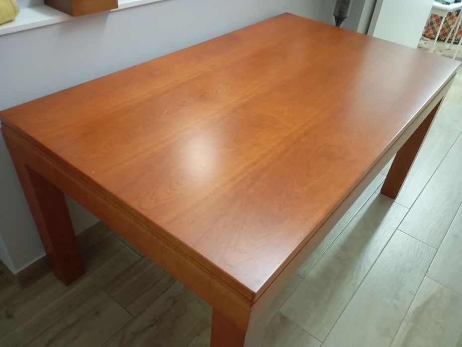 Oferta das 6 cadeiras Mesa de sala 1,60 × 93 cm e extensível