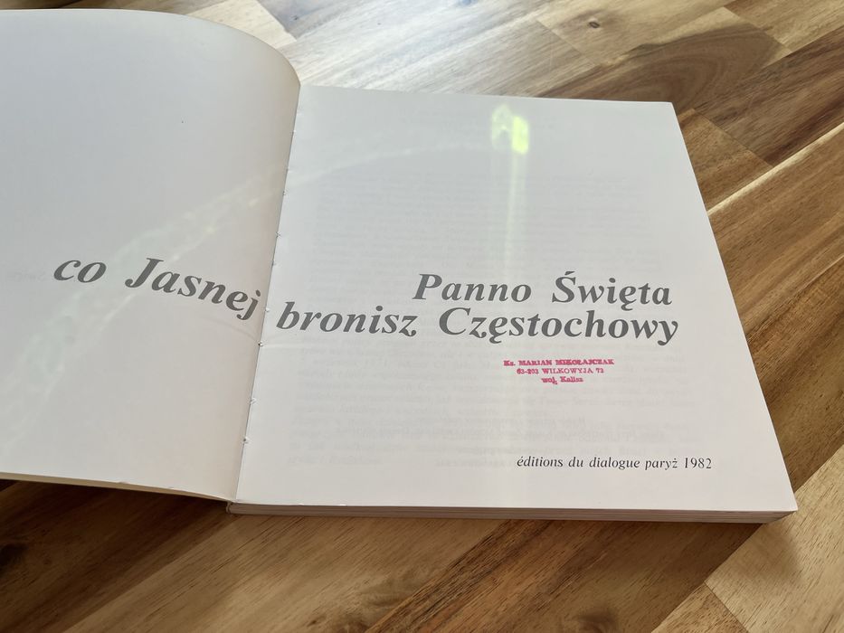 Panno Święta co Jasnej bronisz Częstochowy