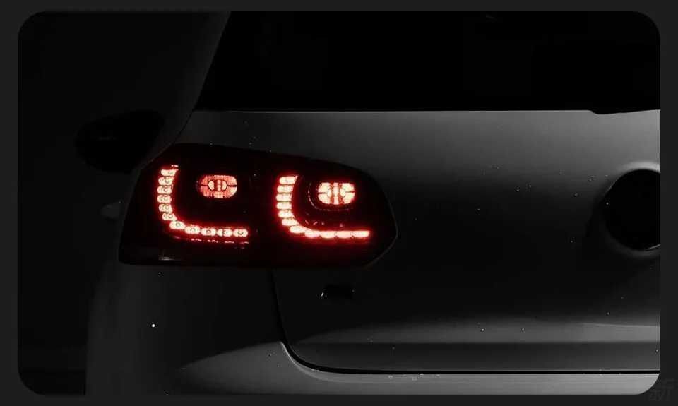 VW Golf 6 R20 2009–2012 Lampy Tylne LED z Dynamicznym Kierunkiem
