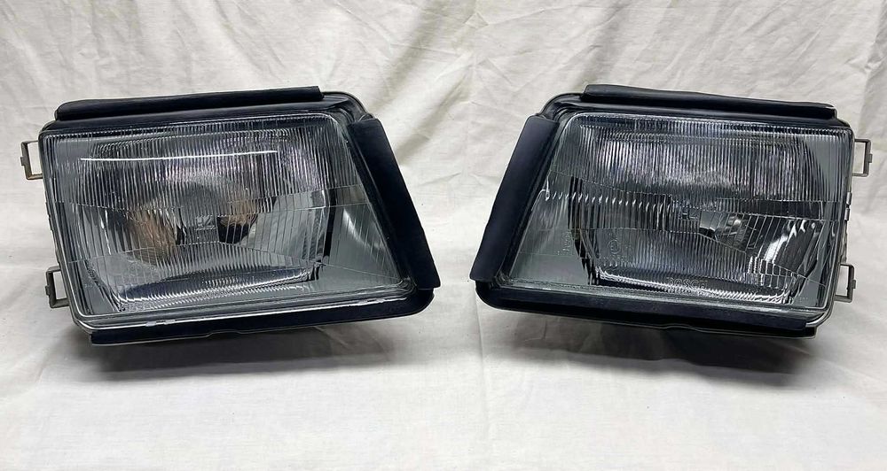 Mercedes W126 SEC Europa Lampy Reflektory Przód Kompletne