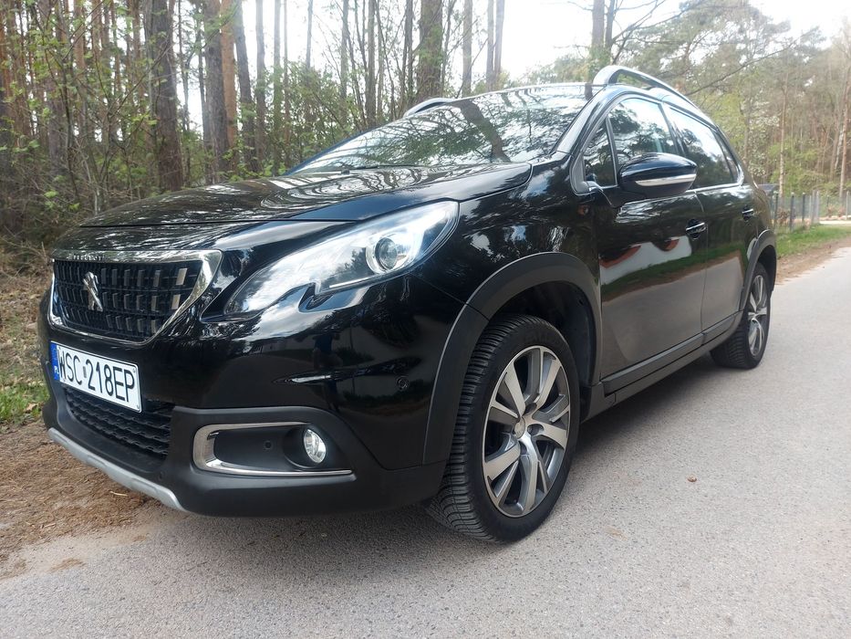 Peugeot 2008 AUTOMAT/1.2/PANORAMA/Parktronic/LED/II Właść //Czarny/ŁADNY,,