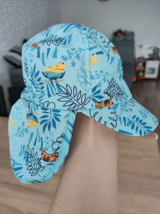 Czapka kapelusz do wody, ochrona karku