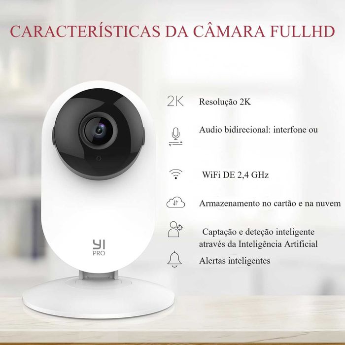 4 Câmaras Xiaomi YI WiFi * Compatíveis com Alexa Echo Show