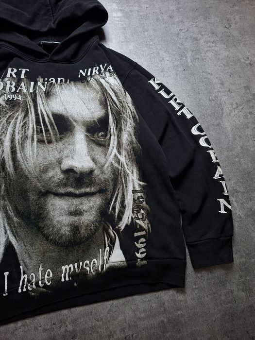 Kurt Cobain Nirvana Bluza z Kapturem Print z Dwóch Stron M