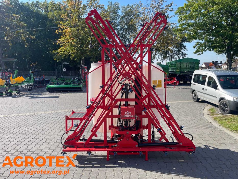 Opryskiwacz Zawieszany LISICKI 1000L/15/3/HYDRO PO35/4/15/3 LANCE ROZKŁADANE HYDRAULICZN