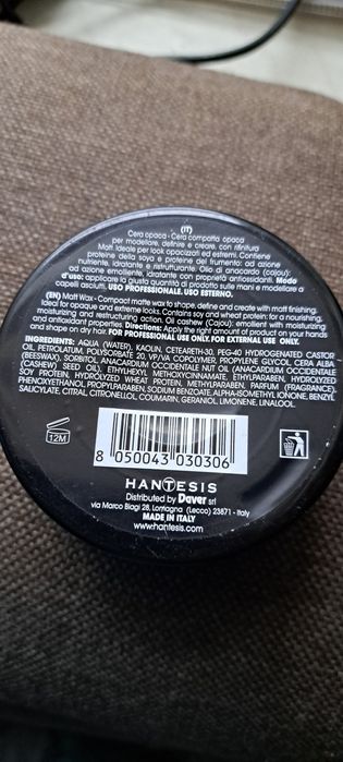 Wosk do włosów Hantesis Chroma 100ml 10szt