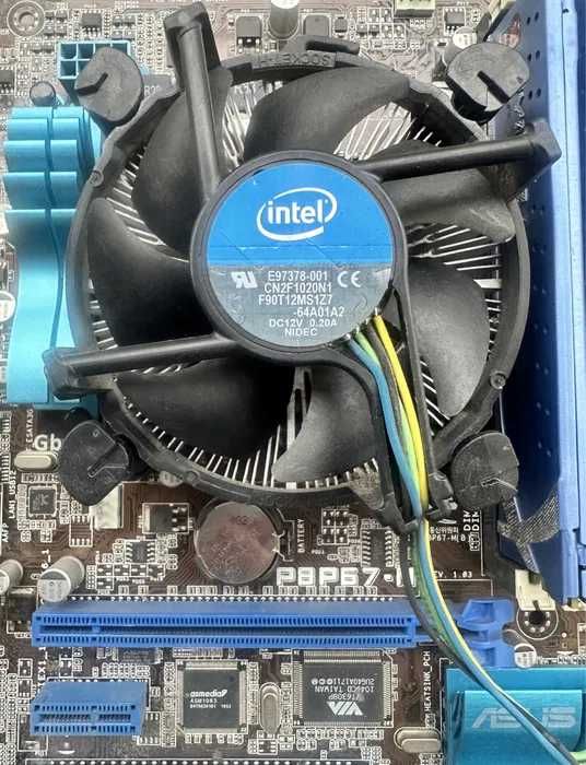 Płyta główna AsusP8P67-M + procesor i7 2600k 3.4 GHz + 16GB RAM DDR3