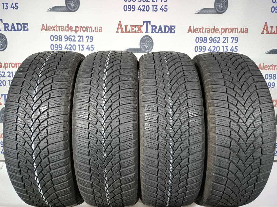 4 шт. 205/55 R16 Bridgestone Blizzak LM005 зимові шини б/у, 2020 рік, протектор 6 мм
