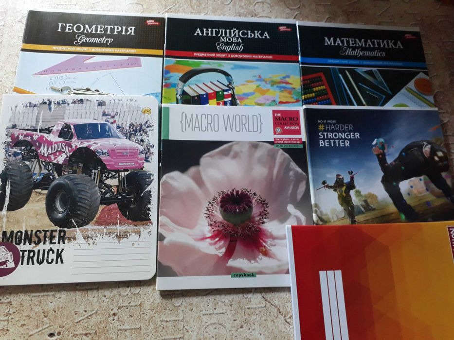 Зошити предметні 48 аркушів - клітинка