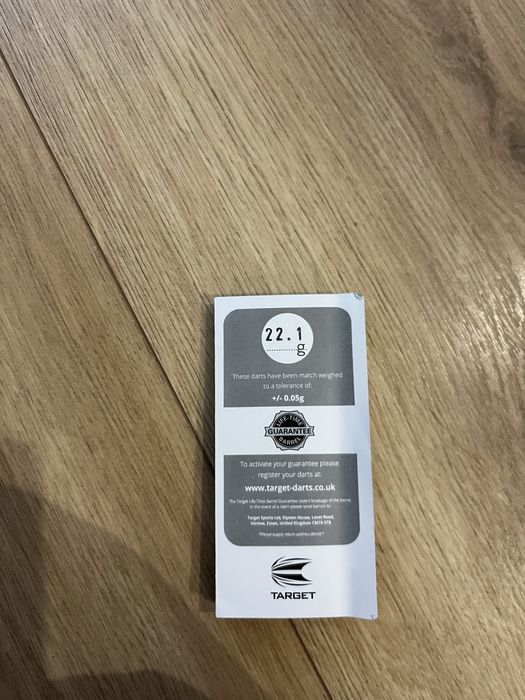 Lotki Target Adrian Lewis Black Edition 22g Swiss Point