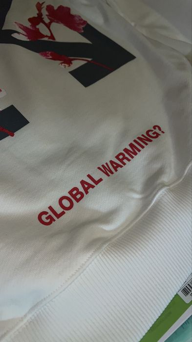 Camisola Off-White- Global Warmig