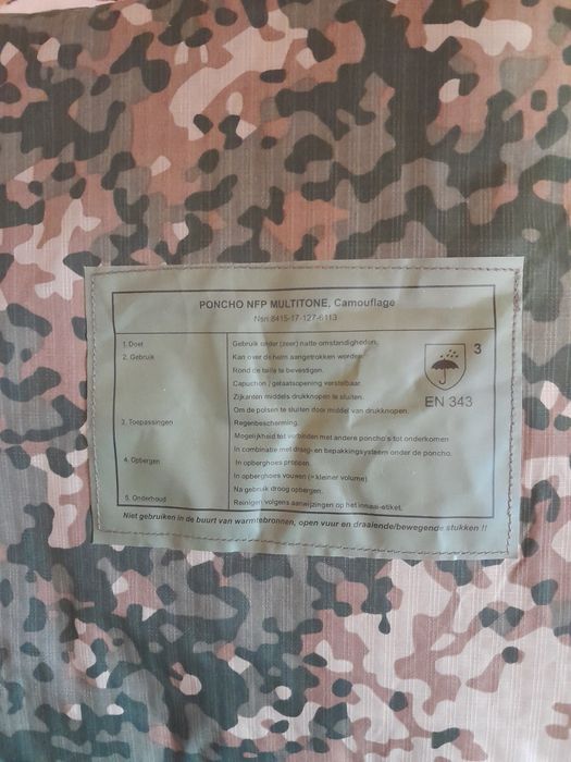 Пончо тактичне  Geronimo Голландія Дощовик