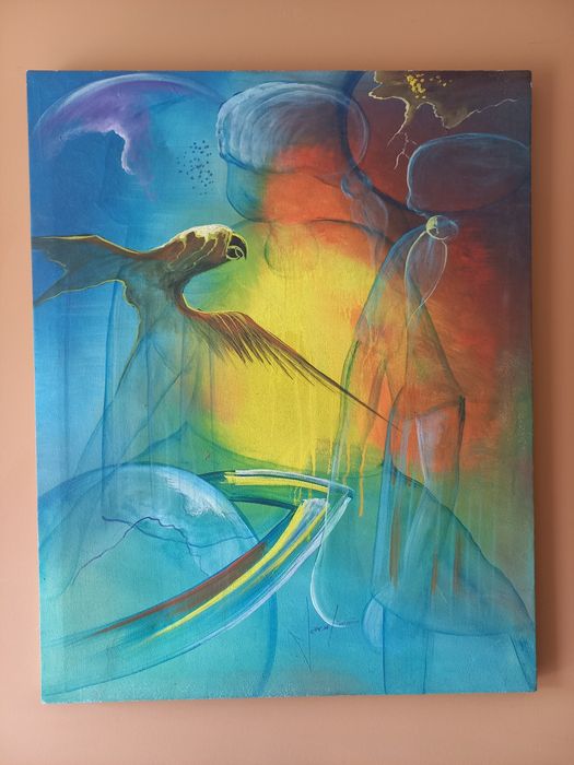 Conjunto de quadros de pintura64584744578178122