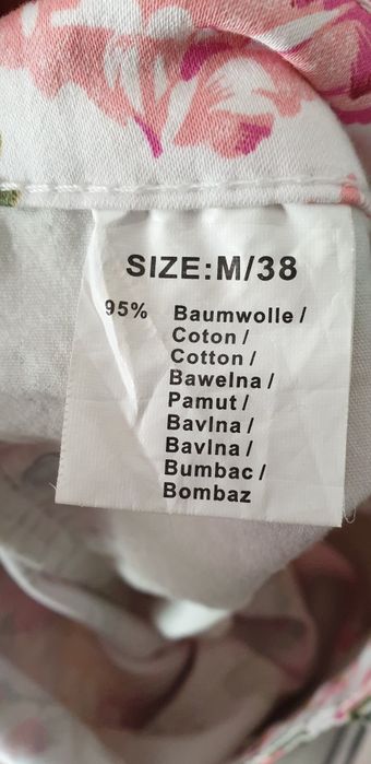 Spodnie damskie w kwiatki