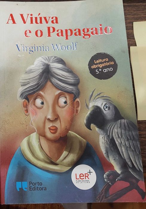 Livro A VIÚVA E O PAPAGAIO - Virginia Woolf