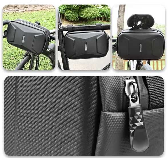 Wodoodporna torba rowerowa sakwa na kierownik bagażnik pod siodełko