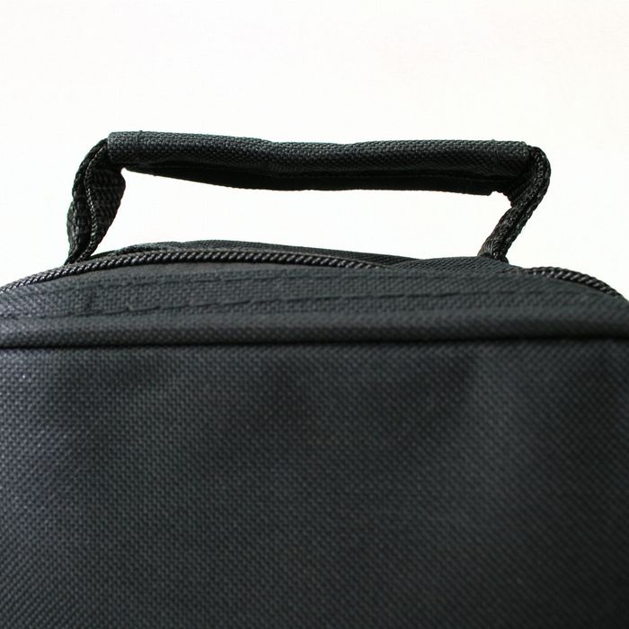 pionowa torba męska z nylonu marki sanchez - czarna