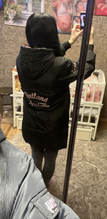 Пуховик удлинненый