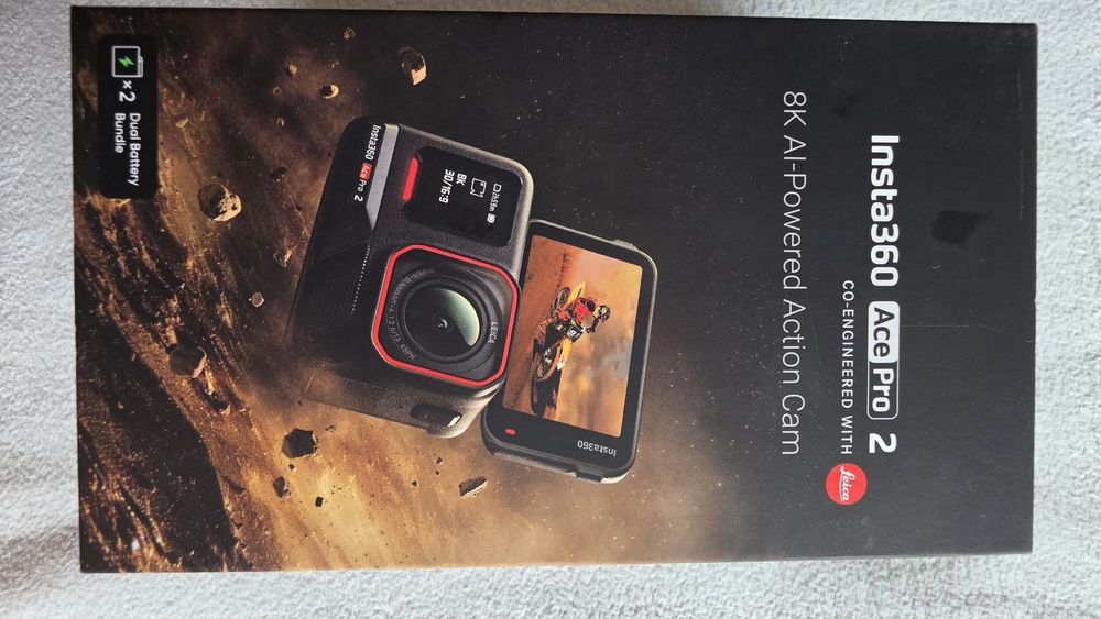 Insta360 Ace Pro 2 com SSD sandisk extreme 32Gb
