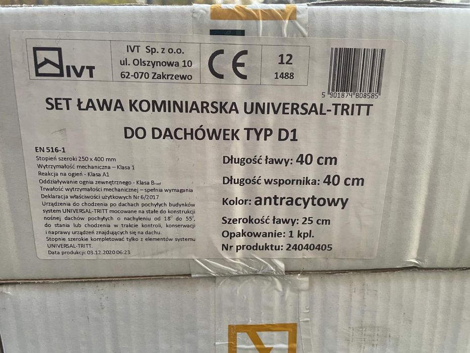 Ławy kominiarskie IVT