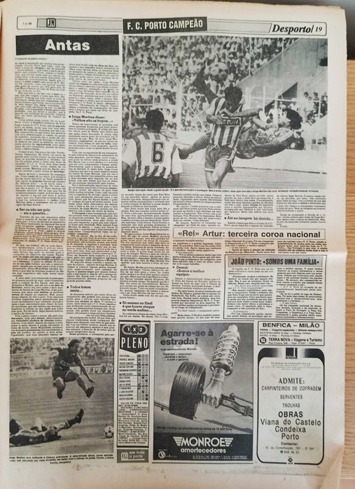 F.C.Porto - Campeão Nacional 1989-1990 - edição JN