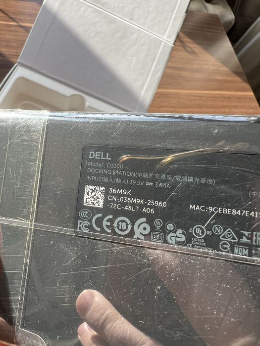 Док-станция Dell D3100 UHD Tripple Video