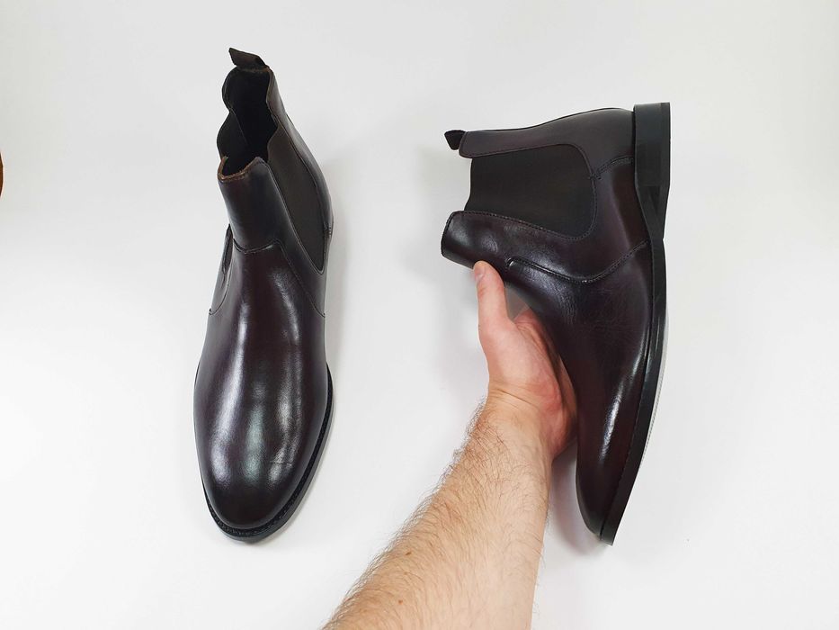 Черевики чоловічі челсі Fretz Swiss 45 29.5 см 11 UK коричневі