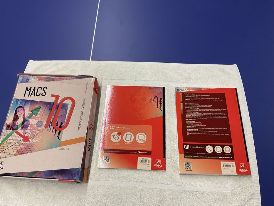 Manuais e dossiê de macs 10° ano