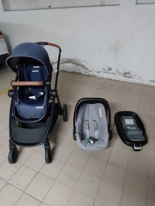 Maxi Cosi Zelia + Maxi Cosi Rock Nomad + Base Family Fix