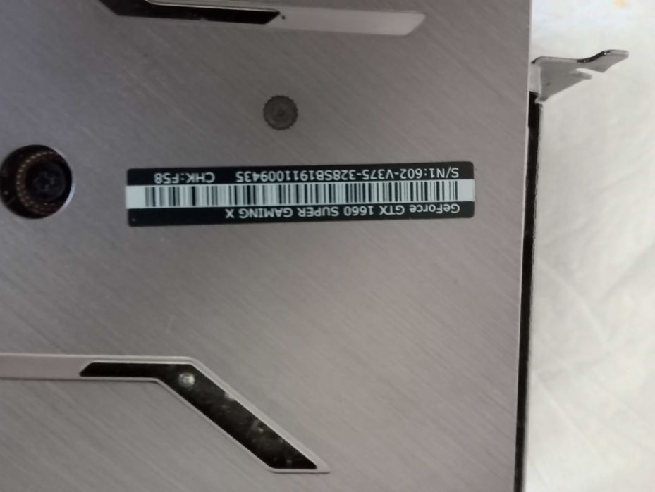 MSI GeForce GTX 1660 super gaming x