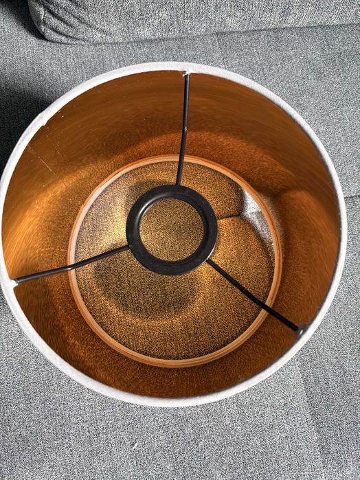 Klosz abażur do lampki nocnej mały żyrandol SZARY 15 cm E27 E14 - 2szt