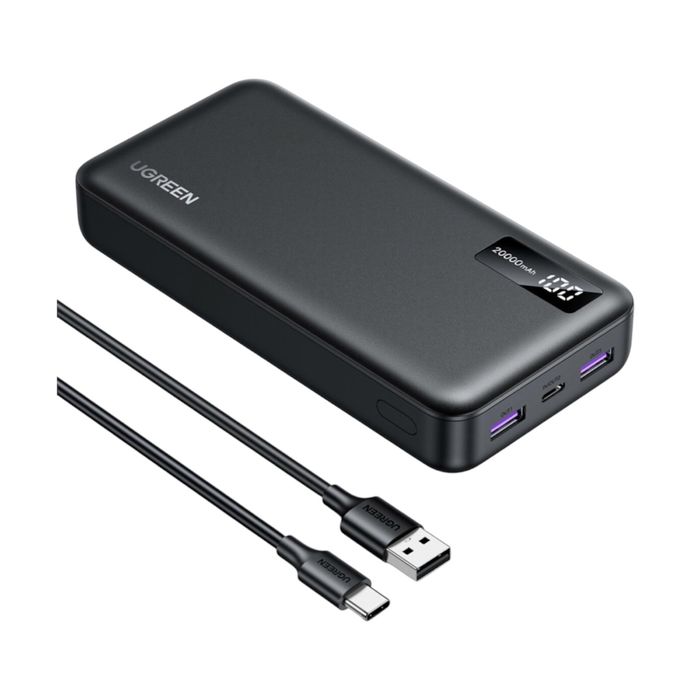 З ПЛОМБАМИ!!!Повербанк UGREEN 20000mAh 20W Fast Charge | Power Bank з USB-C та 2xUSB | Швидка зарядка